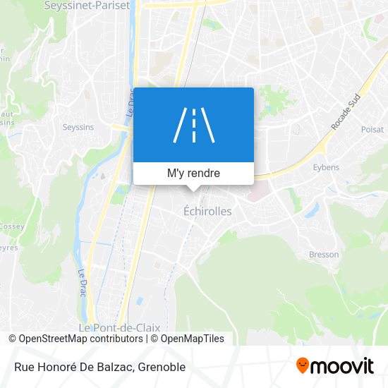 Rue Honoré De Balzac plan
