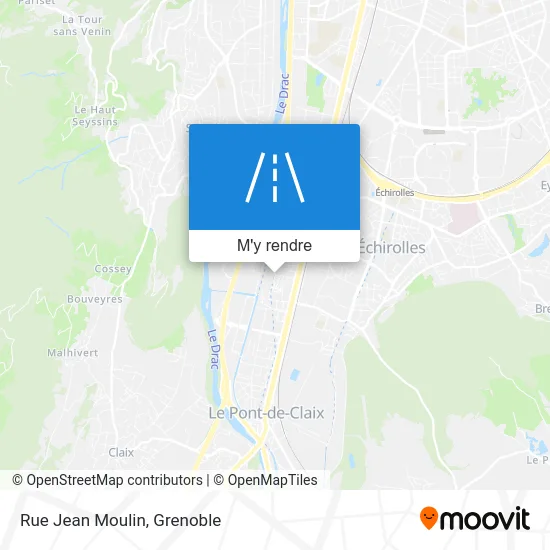 Rue Jean Moulin plan