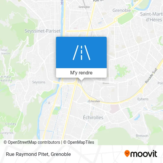 Rue Raymond Pitet plan