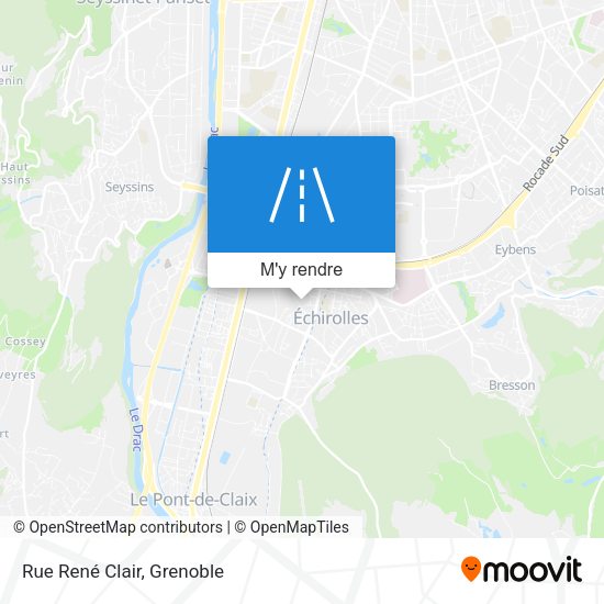 Rue René Clair plan