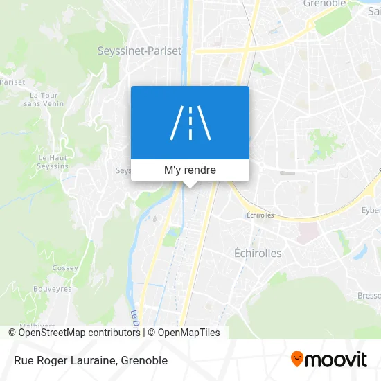 Rue Roger Lauraine plan