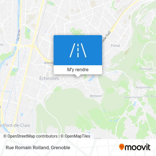 Rue Romain Rolland plan