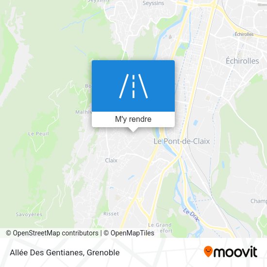 Allée Des Gentianes plan