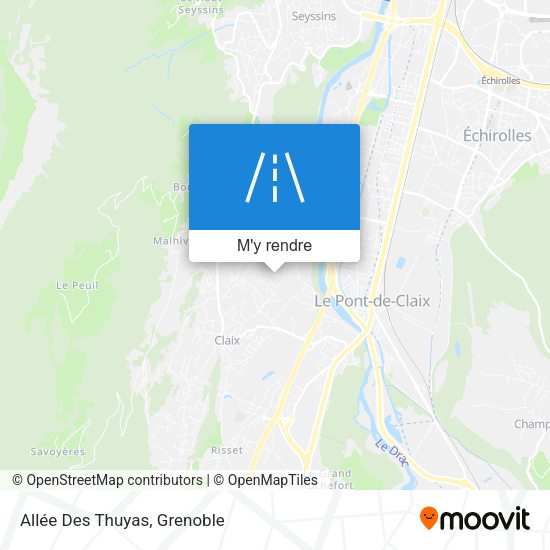 Allée Des Thuyas plan