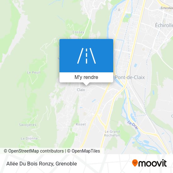 Allée Du Bois Ronzy plan