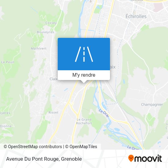 Avenue Du Pont Rouge plan