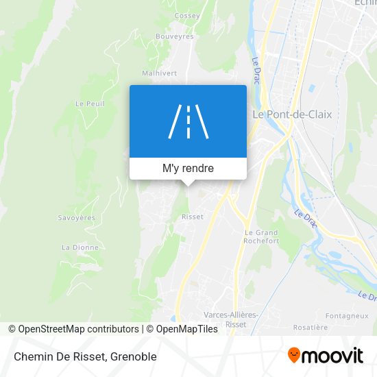 Chemin De Risset plan