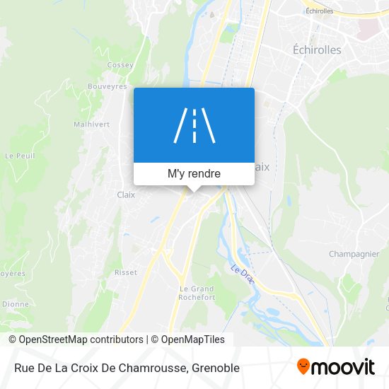 Rue De La Croix De Chamrousse plan