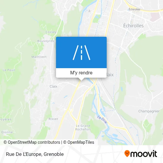 Rue De L'Europe plan