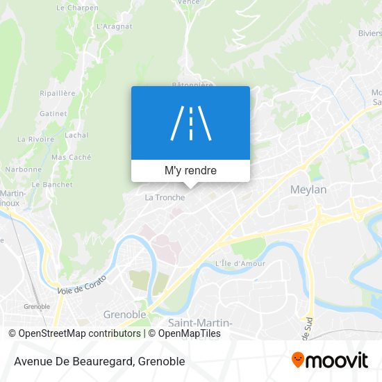 Avenue De Beauregard plan