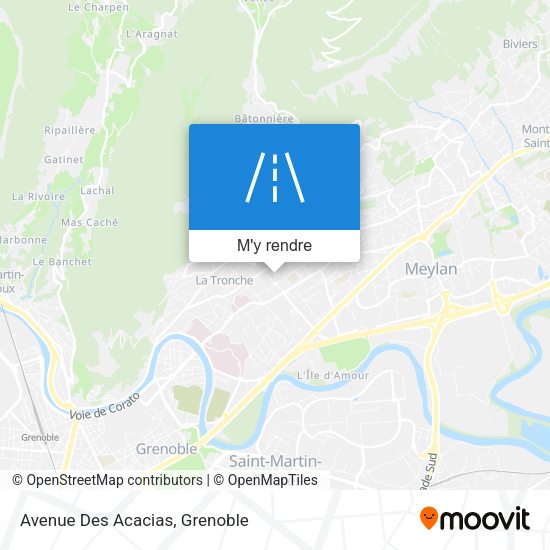 Avenue Des Acacias plan