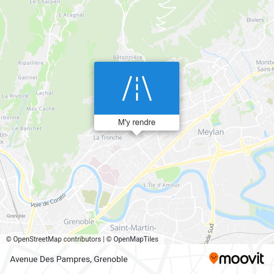 Avenue Des Pampres plan