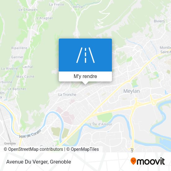 Avenue Du Verger plan
