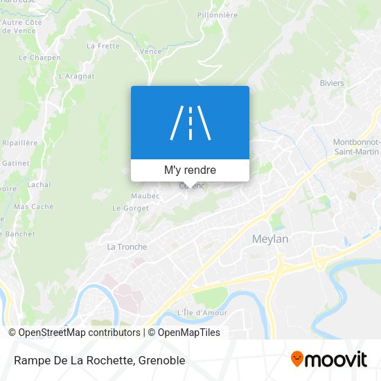 Rampe De La Rochette plan