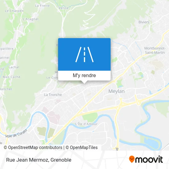 Rue Jean Mermoz plan