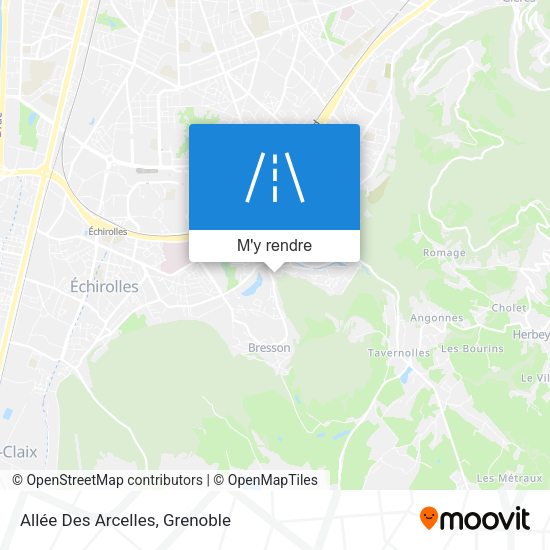 Allée Des Arcelles plan