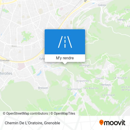 Chemin De L'Oratoire plan