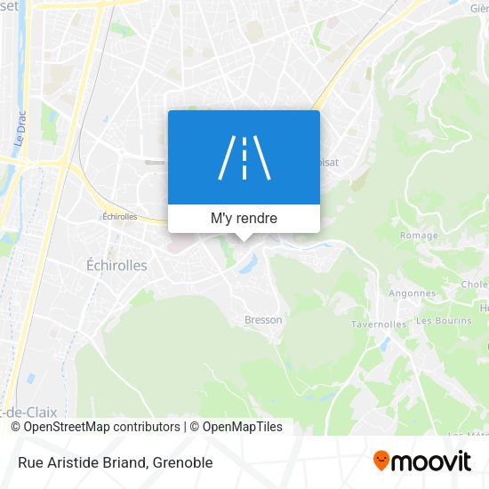 Rue Aristide Briand plan