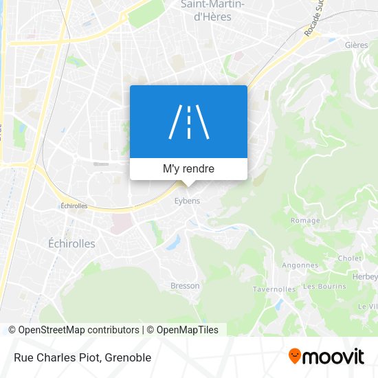 Rue Charles Piot plan