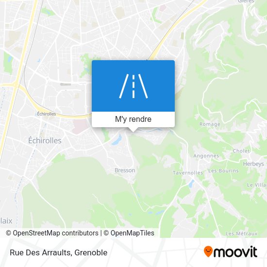 Rue Des Arraults plan