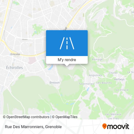 Rue Des Marronniers plan