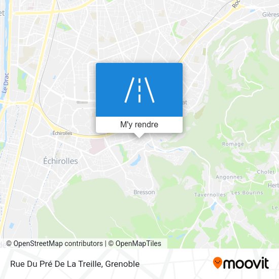 Rue Du Pré De La Treille plan
