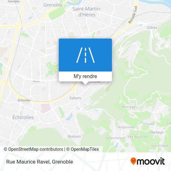 Rue Maurice Ravel plan