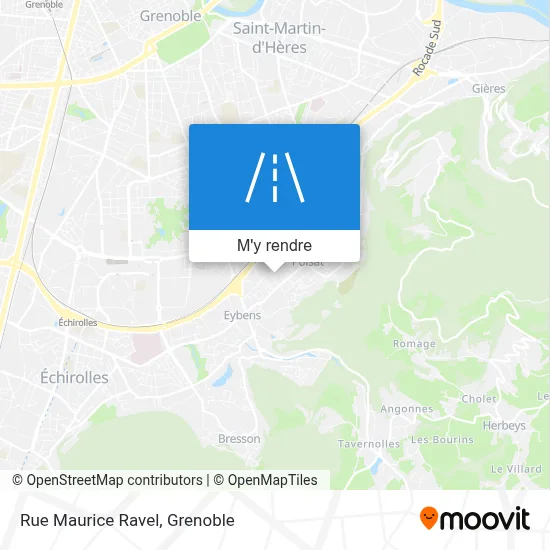 Rue Maurice Ravel plan