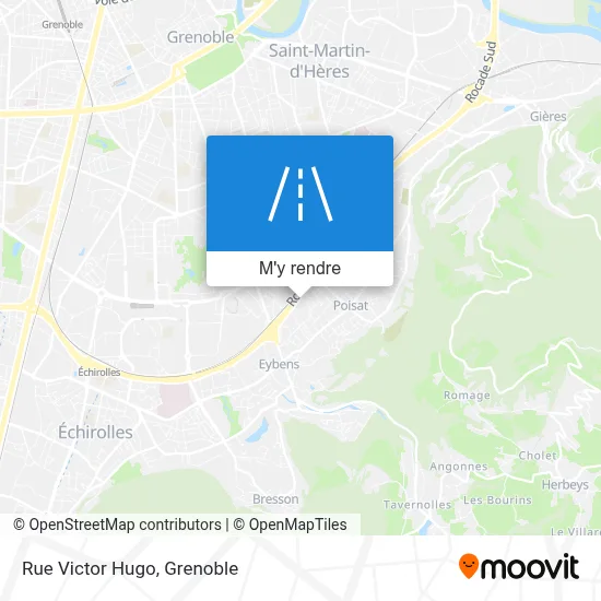 Rue Victor Hugo plan