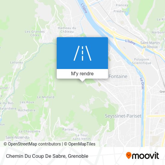 Chemin Du Coup De Sabre plan