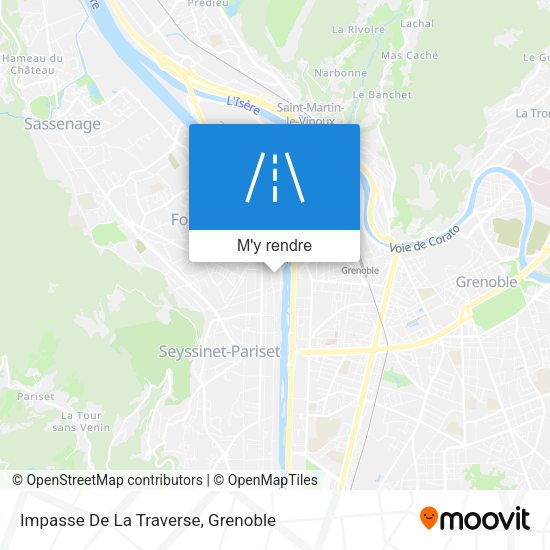 Impasse De La Traverse plan