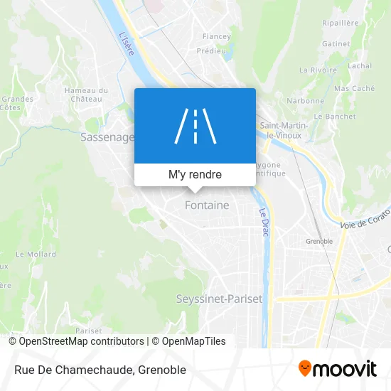 Rue De Chamechaude plan