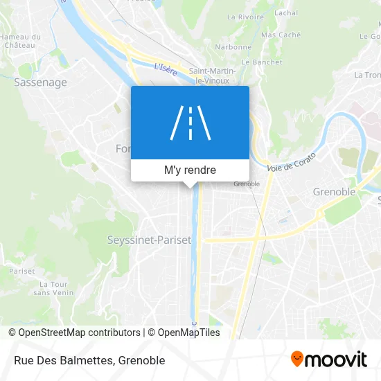 Rue Des Balmettes plan