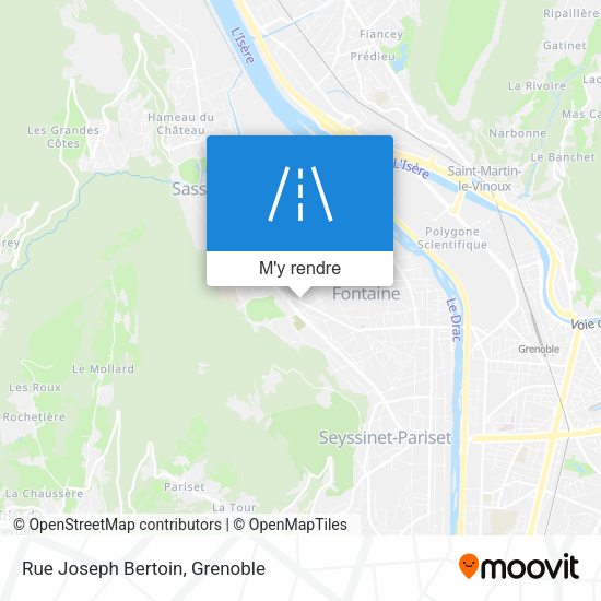 Rue Joseph Bertoin plan