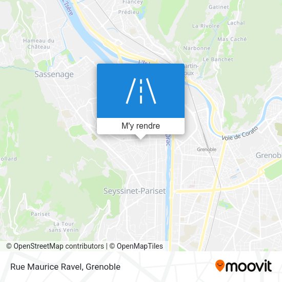 Rue Maurice Ravel plan