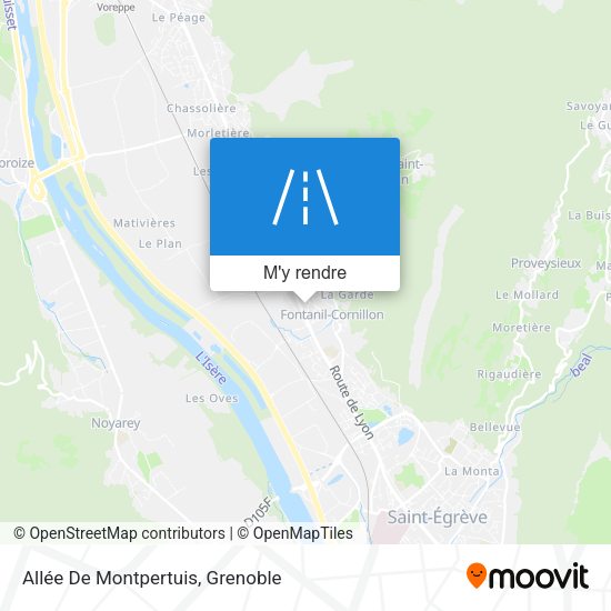 Allée De Montpertuis plan