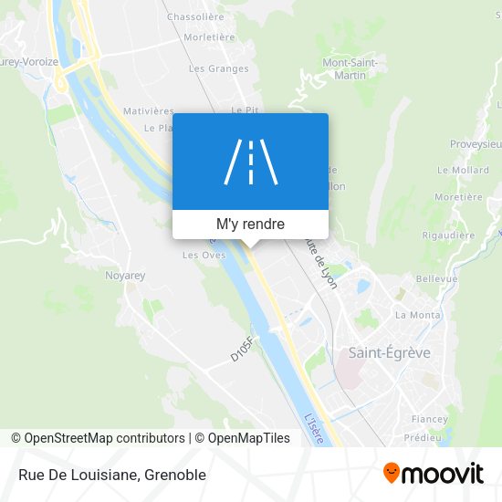 Rue De Louisiane plan