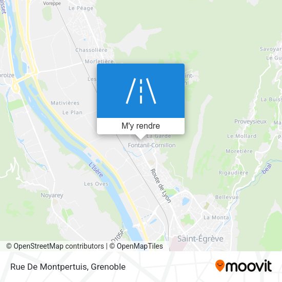 Rue De Montpertuis plan