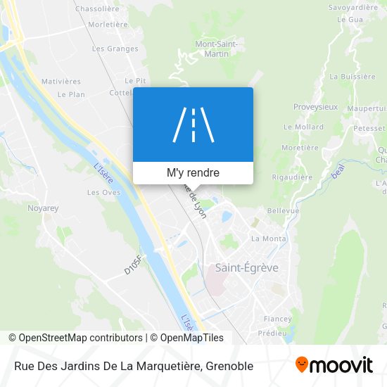 Rue Des Jardins De La Marquetière plan