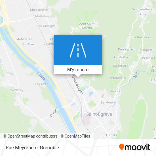 Rue Meyretière plan