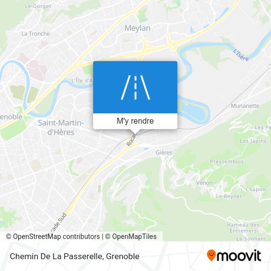 Chemin De La Passerelle plan