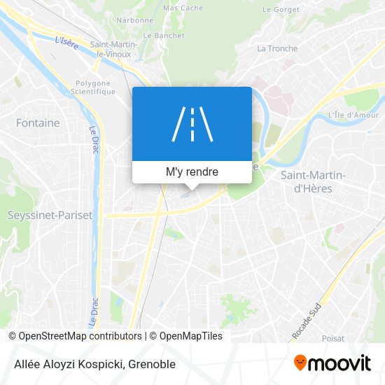 Allée Aloyzi Kospicki plan