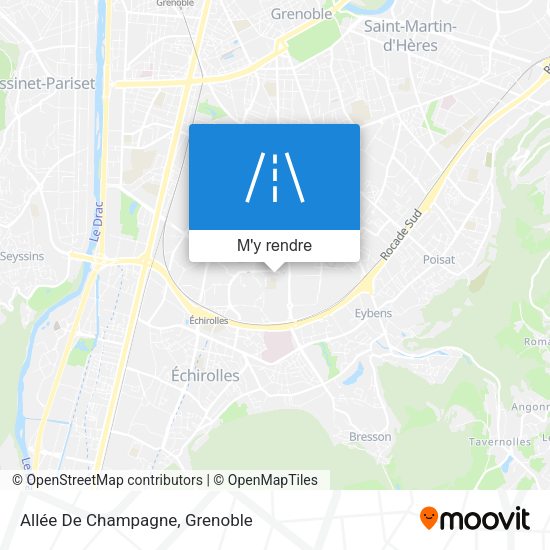 Allée De Champagne plan