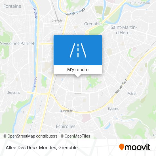 Allée Des Deux Mondes plan