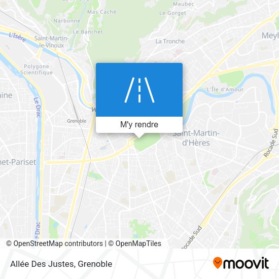 Allée Des Justes plan