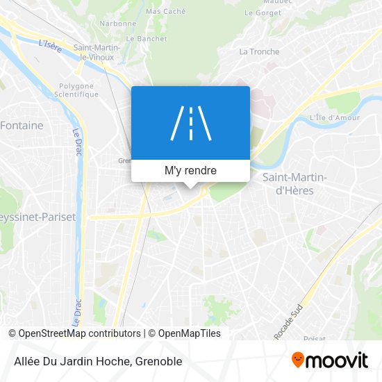 Allée Du Jardin Hoche plan