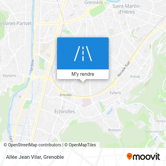 Allée Jean Vilar plan