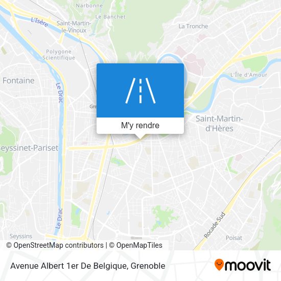 Avenue Albert 1er De Belgique plan