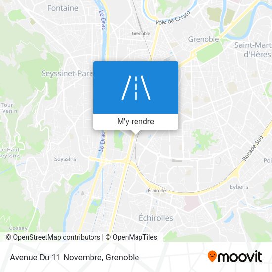 Avenue Du 11 Novembre plan