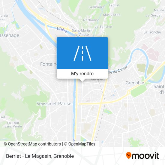 Berriat - Le Magasin plan